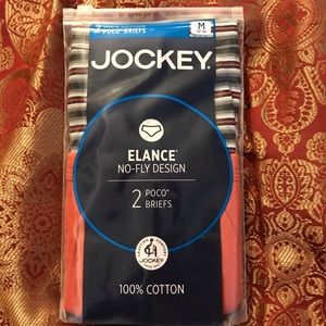Men’s Jockey Elance Poco Briefs Underwear 2 pack Size Medium